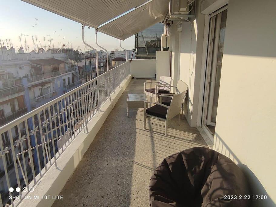 דירות סלוניקי Aigli Sea View מראה חיצוני תמונה